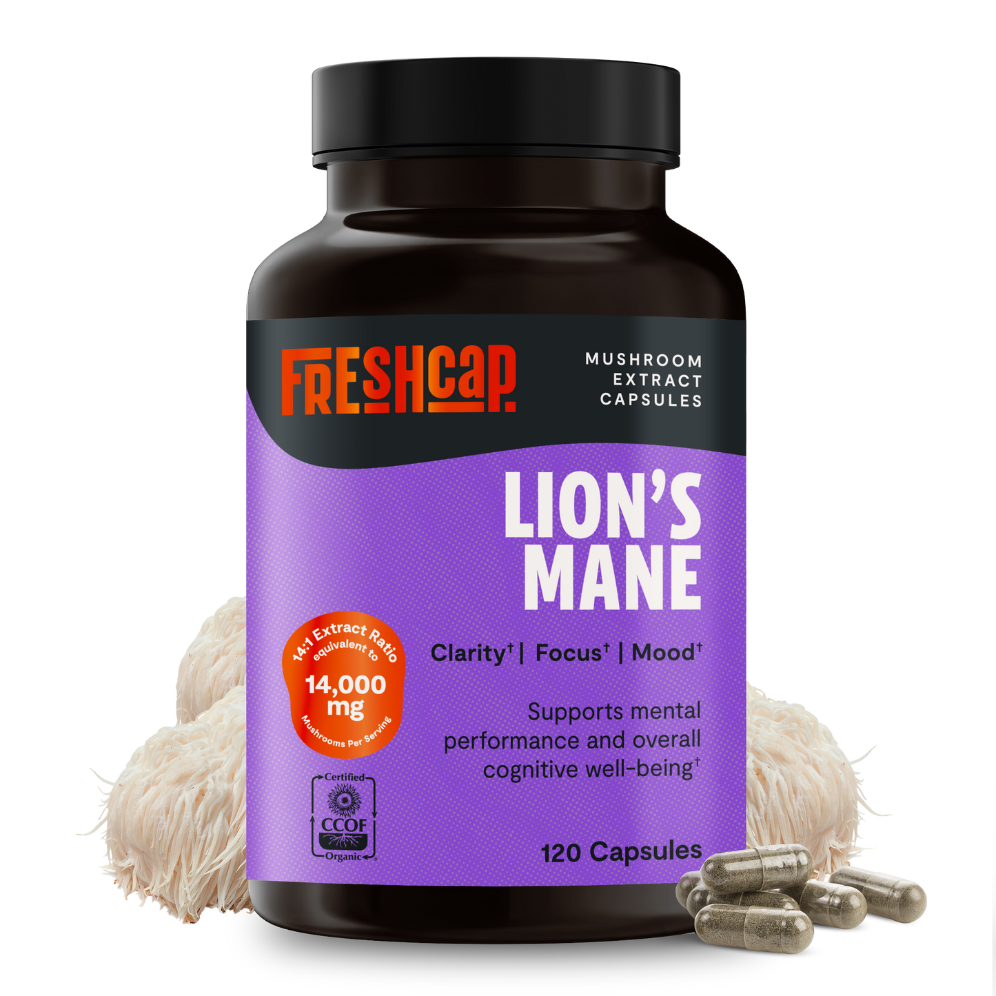 Lion's Mane Mushroom Extract Capsules